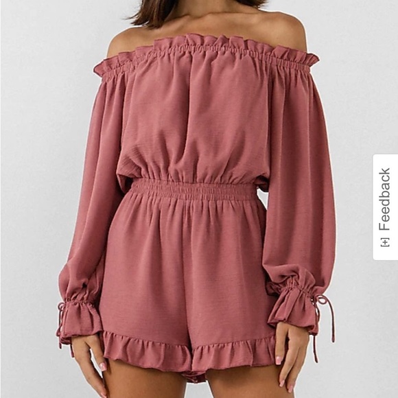 Free The Roses Off The Shoulder Romper - Picture 5 of 6